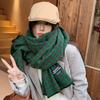Lazer ao ar livre à prova de frio respirável cachecol confortável estilo coreano houndstooth personalizado impresso outono e inverno lenço de proteção de pescoço quente