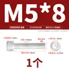 Tornillos de aleación de aluminio color dorado con cabeza hexagonal, Tornillos de cabeza de copa, Sujetadores de cabeza hexagonal, Longitud extendida M5M6M8M10