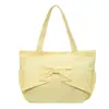 Bolsa Tote Grande com Laço, Bolsa de Ombro Artística para Mulheres, Bolsa Casual de Lona para Estudantes, Bolsa de Mão Simples na Moda