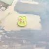 Botones de Conejo Impresos de Dos Ojos Estilo Lindo y Fresco Botones de Cabeza de Conejo de Dibujos Animados para Ropa Infantil Suéter Cárdigan Vestido Botones Decorativos