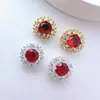Cobre Chapado en Oro Circonita Microincrustada Redonda Espaciador Multitaladro Cuentas Collar Pulsera Perla Materiales para Ensartar Accesorios de Joyería DIY