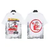 Camisetas de Verano Holgadas de Manga Corta para Hombre y Mujer, Impresas con Diseño Hellstar Serie Hell Star, de Algodón Puro, Casual, de Moda, Transfronterizas