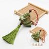 Wang ZhengZongzi Triangular Sachet de Ajenjo Colgante Pequeño Regalo Hanfu Sachet Decorativo Regalo del Festival de Medio Otoño