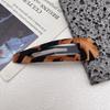 Corea del Sur Dongdaemun con pinza BB con estampado de leopardo retro, clip para flequillo, temperamento simple, moda, pinza lateral, horquilla rota, horquilla