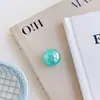 Chen Ming Cuentas Redondas de Acrílico con Medio Agujero, Cuentas Brillantes, Cuentas de Colores Vibrantes, Cuerda para el Cabello DIY, Llavero, Accesorios al por Mayor