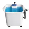 Máquina Inteligente para Baño, Ayuda para la Ducha para Ancianos Postrados en Cama, Baño en la Cama para Pacientes Paralizados, Control Eléctrico de Temperatura, Tina de Baño