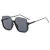 Nueva Moda Gafas de Sol Personalizadas de Media Montura Doble Barra Ins Retro Personalizadas Modernas para Exterior Street Shot Casual