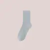 Calcetines para Mujer para Primavera y Verano, Resistentes al Olor, Absorbentes del Sudor, de Media Pantorrilla, Delgados, Algodón Puro, Calcetines Casuales de Algodón, Color Sólido, Doble Aguja, Versátiles Calcetines Invisibles