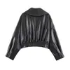 ZA AliExpress el más vendido comercio exterior transfronterizo estilo europeo y americano moda femenina serie versátil hebilla chaqueta de cuero
