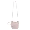 2026 Outono Inicial Novo Estilo Creme Bolinhas Cordão Relaxado Chique Fashionável Uma Alça Transversal Bolsa de Ombro Bolsa Artística de Nicho