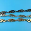 Joyería Exagerada de Personalidad Estilo Europeo y Americano Collar con Colgante de Llama para Hombres al por Mayor, Collar de Llama Hueca de Aleación al por Mayor
