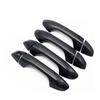 Adequado para Kia Sportage Qlkx516-21 Modelo Maçaneta da Porta Cova Maçaneta da Porta Adesivo Fibra de Carbono com Padrão Fibra de Carbono