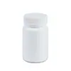 80-500ml con Tapa Única Patrón Vertical Tapa de Rosca Oral Sólido Medicinal Botella de Polietileno de Alta Densidad Botella de Plástico HDPE