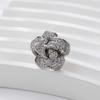 Broche de Rosa Estilo Chanel, Broche Floral Moderno e Versátil, Acessório de Pino Estiloso para Cardigã e Blazer, Elegante para o Trabalho