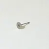 Fabricantes acero inoxidable DIY aretes hechos a mano accesorios colgantes aguja plana aguja de arete aretes planos fondo plano joyería al por mayor