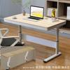 Mesa de Estudio, Mesa Elevable, Mesa de Escritorio Estudiantil Elevable, Mesa Pequeña para Computadora de Apartamento Pequeño, Estantería Opcional