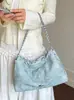 Bolsa Yuezileng 2026 Nova Bolsa de Verão Feminina, Luxo Leve de Alta Qualidade Nicho Ombro Único Grande Capacidade Transversal Bolsa de Balde