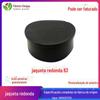 Banqueta Mesa e Cadeira Redonda de Tubo de Aço Inoxidável 63mm Vedação Tampa Plástica à Prova de Poeira para Tubo Redondo Bloco de Pé Tampa Redonda