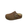 Zapatillas Birkenstock de moda, versátiles y cómodas para mujer, con un diseño único, zapatos casuales retro de algodón para mujer, nuevo modelo 2026 para todas las estaciones