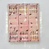 Nuevas Uñas Portátiles Estilo Comercio Exterior, Pegatinas de Uñas 3D de Dibujos Animados Frescas y Lindas, Pegatinas de Uñas Postizas Femeninas al por Mayor