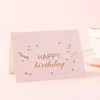 Cartão de Felicitações Criativo de Aniversário Feriado Cartão de Mensagem de Bênção Simples Avançado Cartão Postal de Ação de Graças Natal Cartão Pequeno Papel