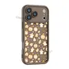 Fondo marrón, temática de Halloween, funda de teléfono con estampado integral de calabaza linda y fantasma para iPhone 18 Pro Max, funda suave de silicona, Apple 13 Pro Max