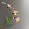 3 Flores de Iris Artificiales Alice Ireland Decoración de Ramo de Boda Decoración del Hogar