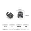 Roda Excêntrica de Ferro de 12cm com Tampa Painel Conector Três-em-Um Gabinete de Móveis Haste de Conexão Dois-em-Um de Instalação Rápida