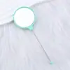 Nuevo Espejo de Mano Portátil Mini de Alta Definición para Bricolaje Espejo de Mano Espejo Pequeño con Cuentas Mango Lindo de Mano Listo para Entrega