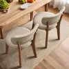 Cadeira Nórdica de Madeira Maciça, Simples Moderna para Jantar, Designer Italiano para Sala de Jantar Uso Doméstico, Cadeira com Encosto de Luxo Leve, Uso em Escritório