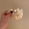 Ins Sentido Avanzado Camelia Francesa Anillo para el Cabello Anillo de Intestino Delgado Tendón de Goma Cuerda para el Cabello de Mujer Cuerda para el Cabello Cola de Caballo Accesorios para el Cabello Tocado