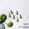 Fábrica directa de materiales para joyería NIANXING 17*10mm mini pequeño accesorio de ancla retro de doble cara