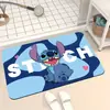 Alfombrilla de Piso Cosida Barro de Diatomeas Antideslizante Absorbente Suave Alfombrilla de Piso Impresa para Baño Felpudo para Cocina Alfombra para Inodoro