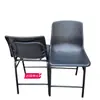 Silla Taburete Negra Gruesa Antiestática del Fabricante con Respaldo, Silla de Trabajo para Sala Limpia, Silla Moderna