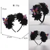 Nova Tiara de Halloween Crânio Escuro Decoração de Festa de Halloween Tiara Acessórios de Decoração Cosplay