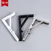Soporte Plegable Billy de Acero Inoxidable Soporte de Pared Estante Soporte Triangular Partición Fijo Móvil para Mesa y Silla
