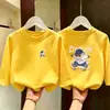 Ropa Infantil Ropa para Niños Primavera y Otoño Elegante Camiseta Base Atractivo Top Casual Nuevo Primavera y Otoño 100% Algodón Puro Manga Larga