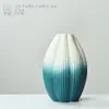 Vaso Cerâmico Pequeno Criativo Decoração de Casa Sala de Estar Arranjo de Flores Simples Morandi Flor Seca Armário de TV Mesa de Jantar Decorações