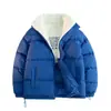 Invierno nuevo para hombre con relleno de algodón más terciopelo de cordero acolchado parejas cuello alto casual moderno abrigo acolchado de algodón chaqueta acolchada de algodón fábrica