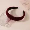 Conjunto de Faixas de Cabeça Mais Vendido na Amazon Transfronteiriço, Faixa de Cabeça de Veludo Retrô, Faixa de Cabeça Feminina Estilo Francês, Acessórios de Cabelo