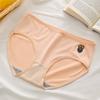 CS010# Ropa interior linda de triángulo de cintura media estilo japonés para mujer, calzones de estudiante para niña de talla grande transpirables estilo coreano
