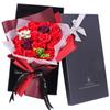 Ramo de Rosas de Jabón de Flor Artificial Transfronterizo Caja de Regalo 19 Regalos de Cumpleaños Temporada de Graduación Exportación Regalo de San Valentín