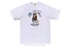 Camiseta de Manga Corta Holgada con Estampado de Letras Milo Estilo Nuevo Pe X Hellokitty25 para Hombre y Mujer 260g