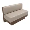 Juego de mesa y sillas de madera maciza para cafetería, sofá tipo booth, mesa y sillas para tienda de té con leche transfronteriza, mesa y sillas de comedor de restaurante occidental de moda