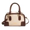 Bolso de almohada portátil de alta gama para mujer 2025 nueva moda retro bandolera de hombro para ir al trabajo cuero suave bandolera tipo boliche