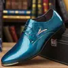 Zapatos de Cuero Hechos a Medida Transfronterizos para Hombre, Zapatos Casuales Brillantes de Moda, Zapatos de Cordones Multicolores de Gama Alta para Hombre, Lujo Ligero y Sensación de Alta Gama
