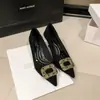 Zapatos de tacón alto decorativos mate color verde metálico para mujer, punta fina, corte bajo, suela suave, adecuados para ir al trabajo, zapatos de dama de honor, zapatos para citas diarias