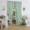 Cortina de Renda Fresca Malha de Trama Branca Tela de Janela Sala de Estar Quarto Janela de Canto Estilo Europeu Cortina de Porta Pastoral Acabada Transfronteiriça