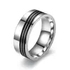 Anillo de Acero de Titanio Estilo Retro Transfronterizo Moda Corrosión Aceite Anillo para Hombre Amazon Xiyin Proveedor Fabricante Mayorista