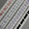 Algodón Puro Hilo de Algodón Trapezoidal Se Puede Enhebrar con Cintas de Colores, Encaje, Ropa para Mascotas DIY Hecha a Mano, Encaje Decorativo para Muñeca Barbie